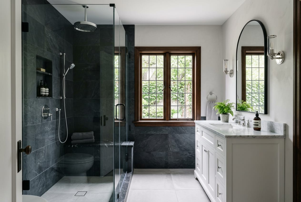 Reyes Bathroom Remodeling LLC, bathroom remodeling in Roy, completed project 2